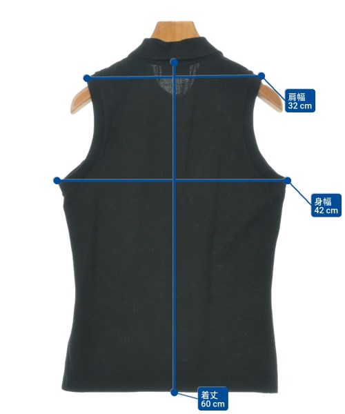LACOSTE（ラコステ）ノースリーブ 黒 サイズ:36(XS位) レディース/2200619351076