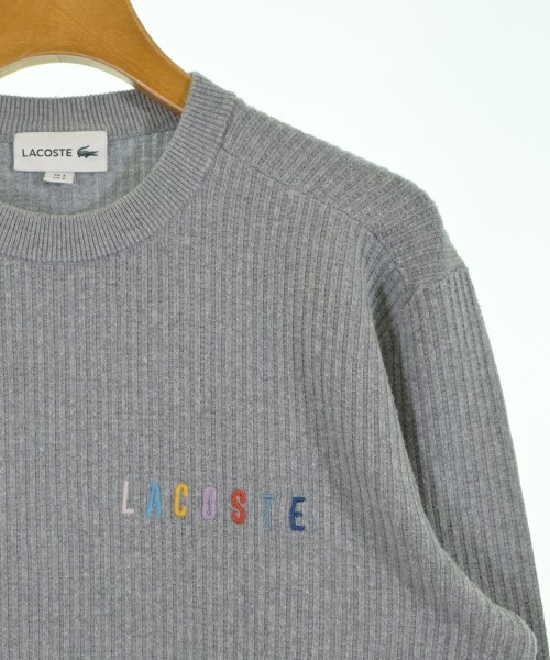 LACOSTE（ラコステ）ニット・セーター グレー サイズ:3(M位) レディース/2200609458013