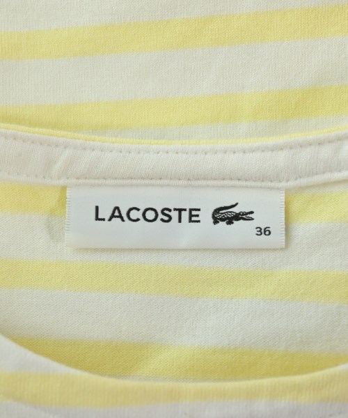LACOSTE（ラコステ）Tシャツ・カットソー 白 サイズ:36(XS位) レディース/2200670663187