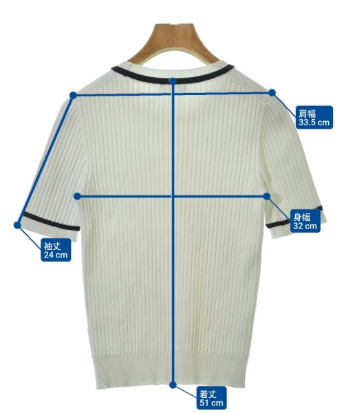 LACOSTE（ラコステ）ニット・セーター 白 サイズ:36(XS位) レディース/2200674563018
