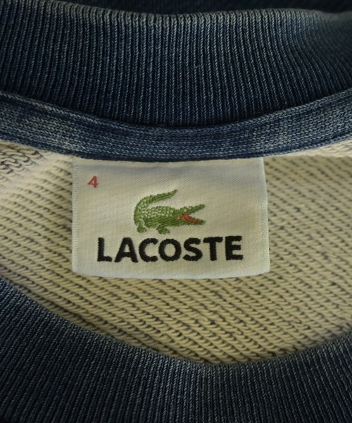 LACOSTE（ラコステ）スウェット 青 サイズ:4(L位) レディース/2200670553136