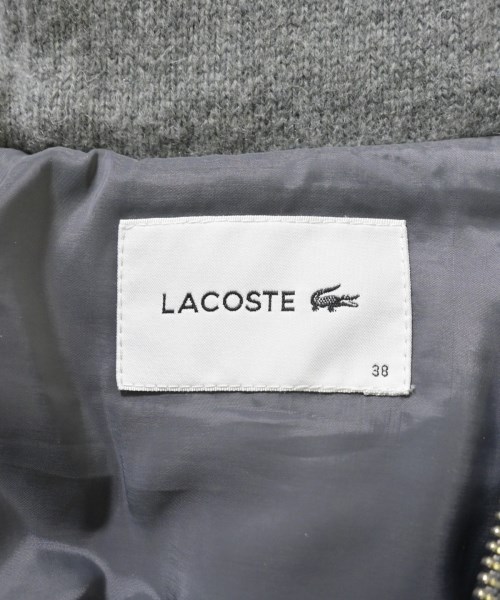 LACOSTE（ラコステ）ダウンジャケット/ダウンベスト グレー サイズ:38(S位) レディース/2200675054010