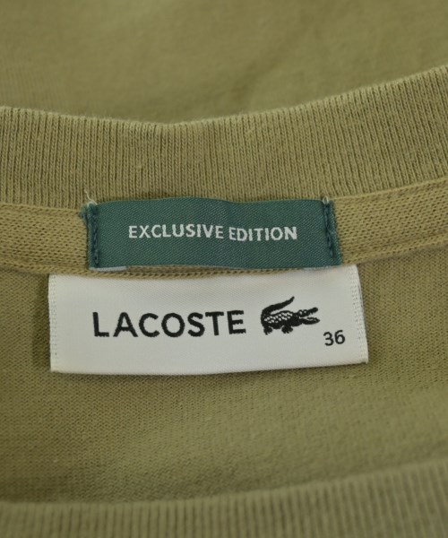 LACOSTE（ラコステ）Tシャツ・カットソー ベージュ サイズ:36(XS位) レディース/2200673990051