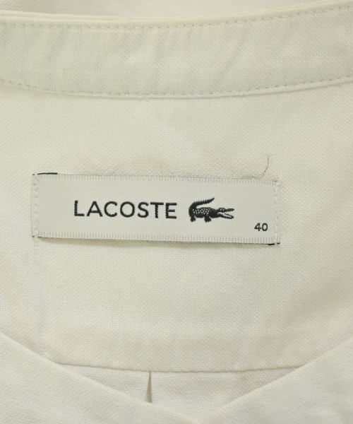 LACOSTE（ラコステ）カジュアルシャツ 白 サイズ:40(M位) レディース/2200673990068