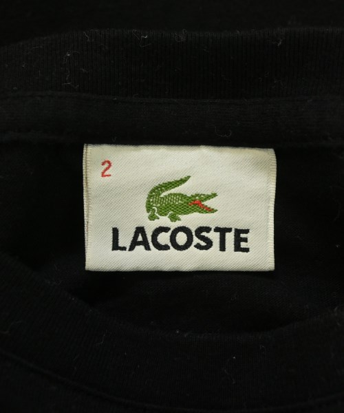 LACOSTE（ラコステ）Tシャツ・カットソー 黒 サイズ:2(S位) レディース/2200674726130