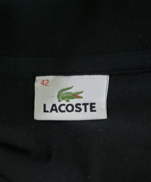 LACOSTE（ラコステ）ポロシャツ 黒 サイズ:42(L位) レディース/2200677932040