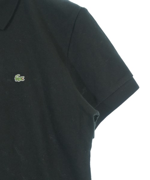 LACOSTE（ラコステ）ポロシャツ 黒 サイズ:42(L位) レディース/2200677932040