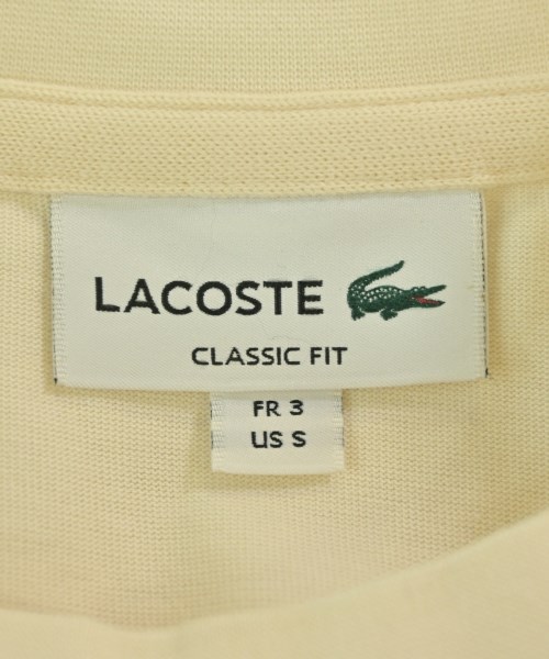 LACOSTE（ラコステ）Tシャツ・カットソー 白 サイズ:3(M位) レディース/2200676400045