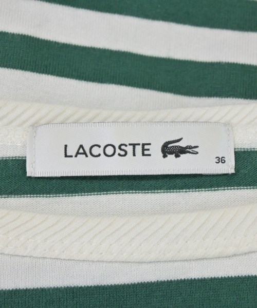 LACOSTE（ラコステ）Tシャツ・カットソー 白 サイズ:36(XS位) レディース/2200676027211