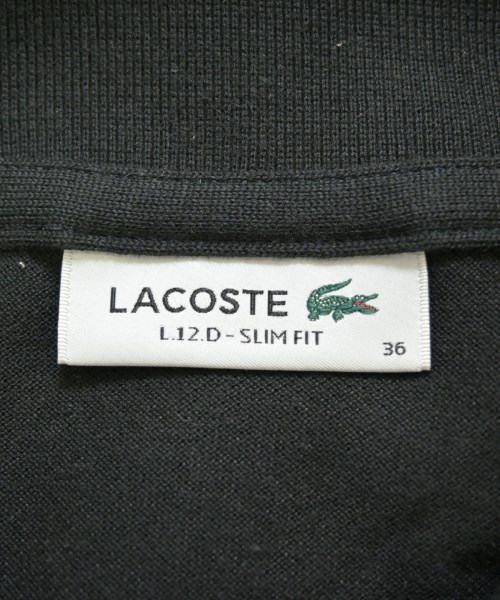LACOSTE（ラコステ）ポロシャツ 黒 サイズ:36(XS位) レディース/2200694251179