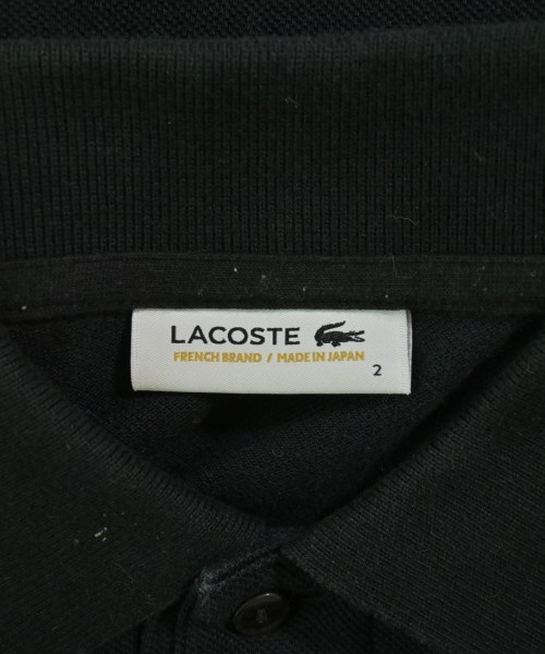LACOSTE（ラコステ）ポロシャツ 黒 サイズ:2(S位) レディース/2200688106096