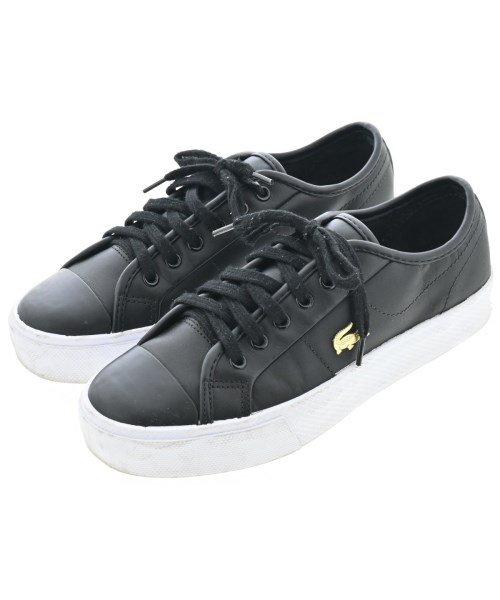 LACOSTE(ラコステ)スニーカー 黒 サイズ:UK3 1/2(22cm位)/2200688607173