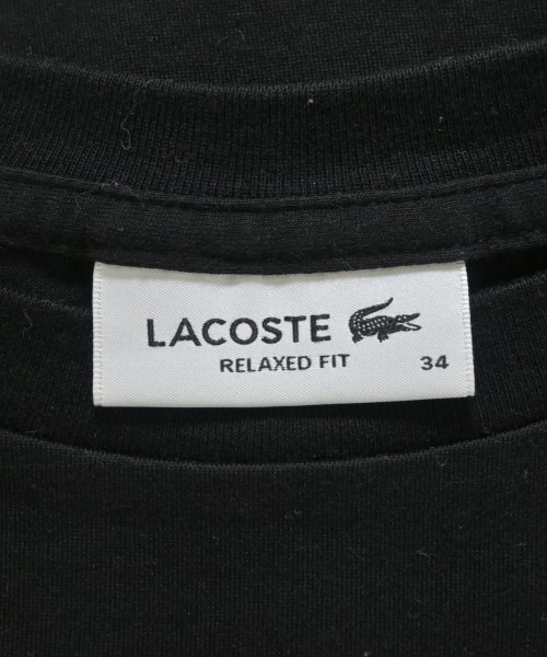 LACOSTE（ラコステ）Tシャツ・カットソー 黒 サイズ:34(XXS位) レディース/2200693013020