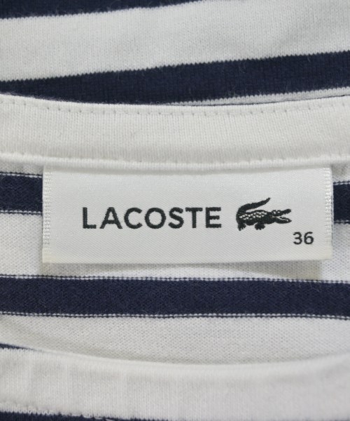 LACOSTE（ラコステ）Tシャツ・カットソー 白 サイズ:36(XS位) レディース/2200693013068