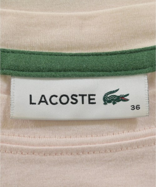 LACOSTE（ラコステ）Tシャツ・カットソー ピンク サイズ:36(XS位) レディース/2200693013075