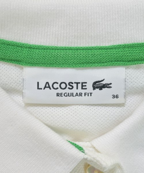 LACOSTE（ラコステ）ポロシャツ 白 サイズ:36(XS位) レディース/2200693013082