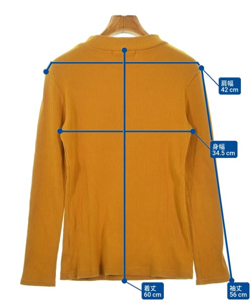 LACOSTE（ラコステ）Tシャツ・カットソー 黄 サイズ:38(S位) レディース/2200693013143