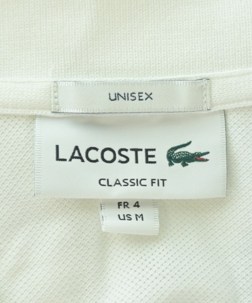 LACOSTE（ラコステ）ポロシャツ 白 サイズ:4(L位) レディース/2200697197016