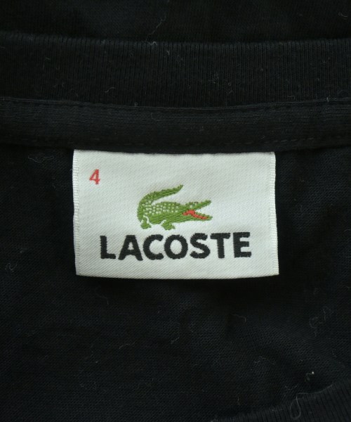 LACOSTE（ラコステ）Tシャツ・カットソー 黒 サイズ:4(L位) レディース/2200697197023