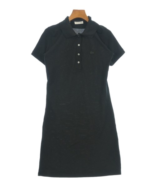 LACOSTE(ラコステ)ワンピース 黒 サイズ:36(XS位)/2200698470064