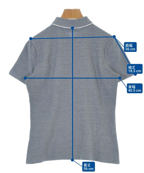 LACOSTE（ラコステ）ポロシャツ グレー サイズ:38(S位) レディース/2200694757022