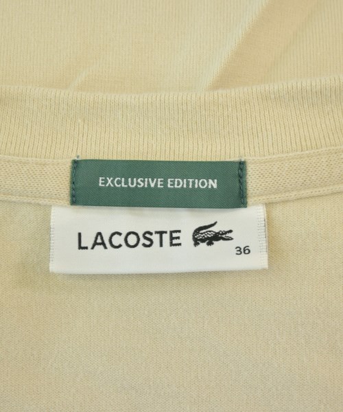 LACOSTE（ラコステ）Tシャツ・カットソー ベージュ サイズ:36(XS位) レディース/2200697898036