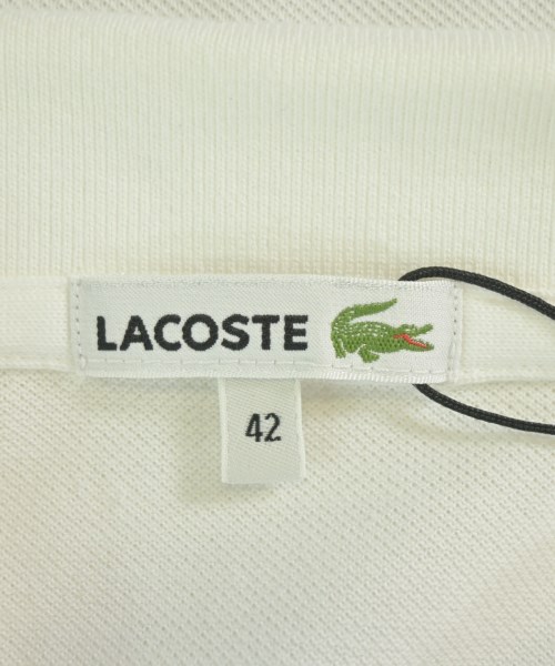 LACOSTE（ラコステ）ポロシャツ 白 サイズ:42(L位) レディース/2200699201032