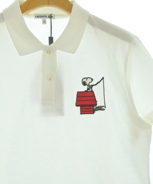 LACOSTE（ラコステ）ポロシャツ 白 サイズ:42(L位) レディース/2200699201032