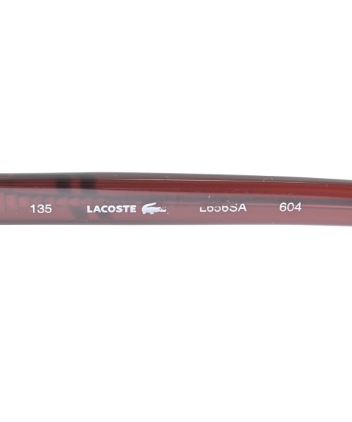 LACOSTE（ラコステ）サングラス 赤 サイズ:- レディース/2200698315013