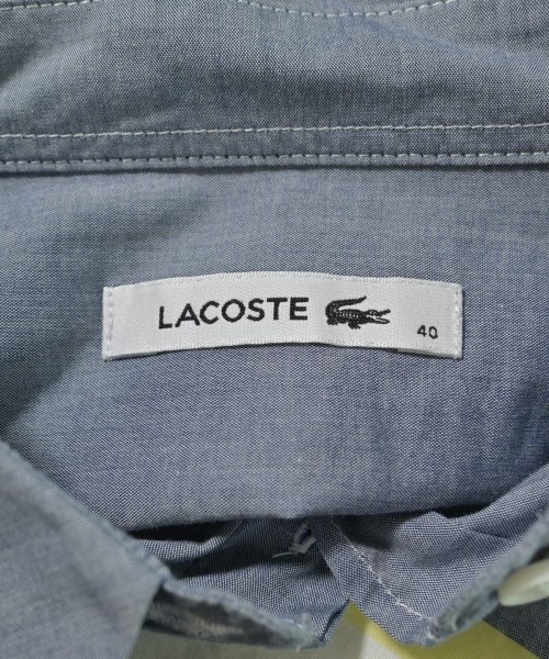 LACOSTE（ラコステ）カジュアルシャツ 青 サイズ:40(M位) レディース/2200649631124