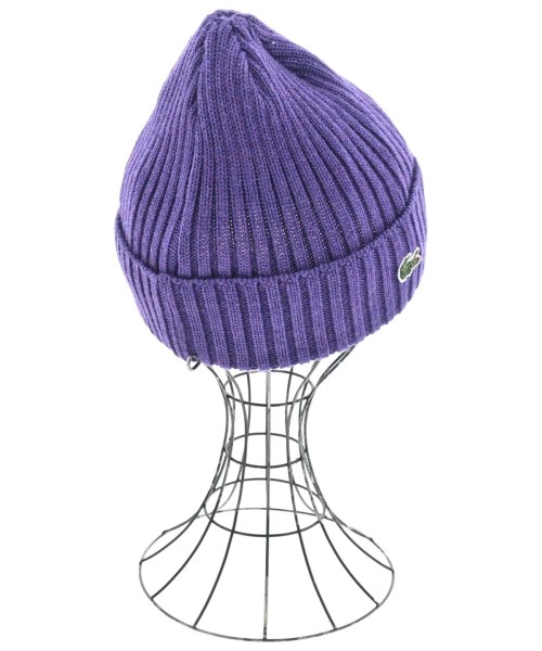 LACOSTE（ラコステ）ニットキャップ・ビーニー 紫 サイズ:- レディース/2200650167100