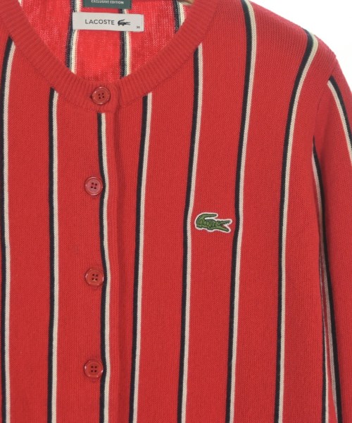 LACOSTE（ラコステ）カーディガン 赤 サイズ:36(XS位) レディース/2200658269059