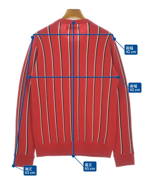 LACOSTE（ラコステ）カーディガン 赤 サイズ:36(XS位) レディース/2200658269059