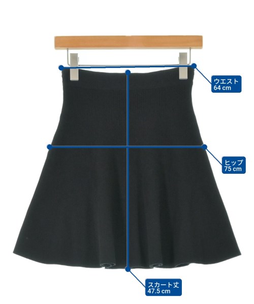 LACOSTE（ラコステ）ひざ丈スカート 黒 サイズ:38(S位) レディース/2200658392030