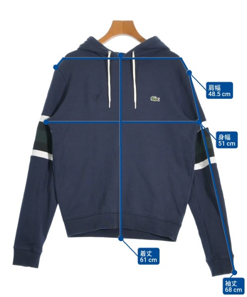 LACOSTE（ラコステ）パーカー 紺 サイズ:2(S位) レディース/2200658485084
