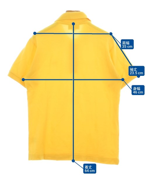 LACOSTE（ラコステ）ポロシャツ 黄 サイズ:2(S位) レディース/2200708396100