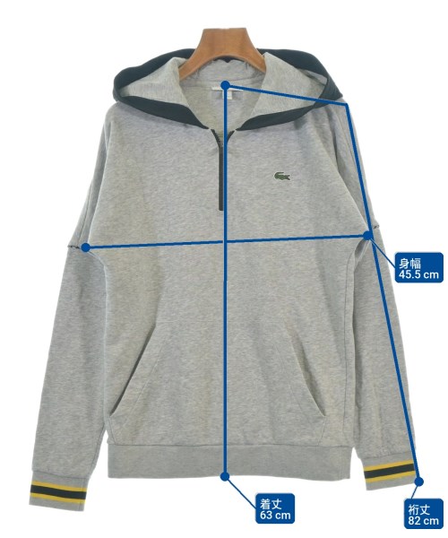 LACOSTE（ラコステ）パーカー グレー サイズ:2(S位) レディース/2200708652107