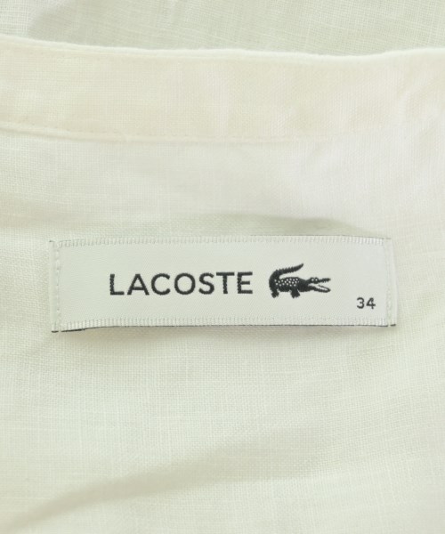 LACOSTE（ラコステ）カジュアルシャツ 白 サイズ:34(XXS位) レディース/2200710195067
