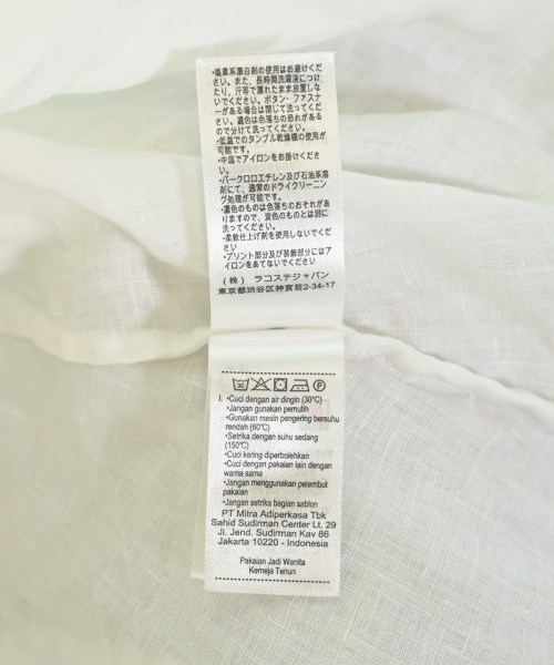 LACOSTE（ラコステ）カジュアルシャツ 白 サイズ:34(XXS位) レディース/2200710195067