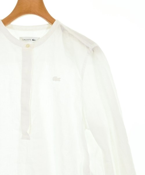 LACOSTE（ラコステ）カジュアルシャツ 白 サイズ:34(XXS位) レディース/2200710195067