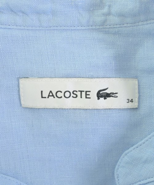 LACOSTE（ラコステ）カジュアルシャツ 青 サイズ:34(XXS位) レディース/2200710195074