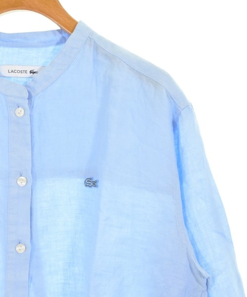 LACOSTE（ラコステ）カジュアルシャツ 青 サイズ:34(XXS位) レディース/2200710195074