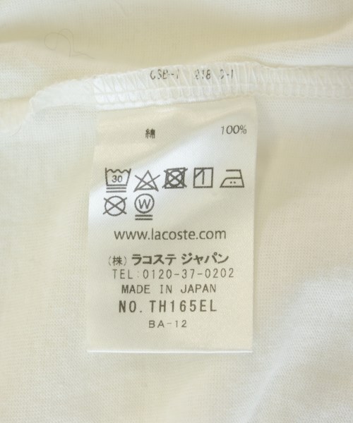 LACOSTE（ラコステ）Tシャツ・カットソー 白 サイズ:2(S位) レディース/2200708159064