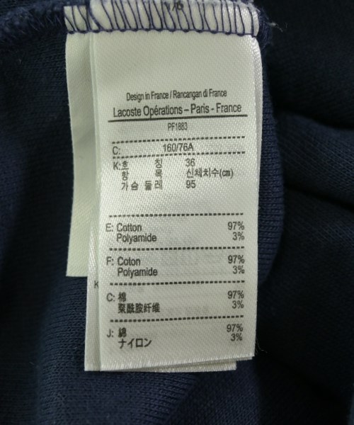 LACOSTE（ラコステ）ポロシャツ 紺 サイズ:36(XS位) レディース/2200708731048