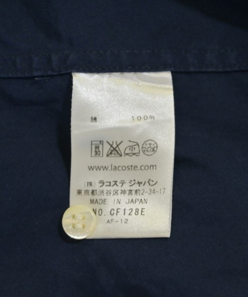 LACOSTE（ラコステ）ブラウス 紺 サイズ:40(M位) レディース/2200716393085