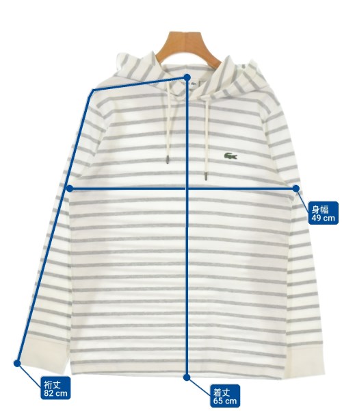 LACOSTE（ラコステ）パーカー 白 サイズ:F レディース/2200716210191