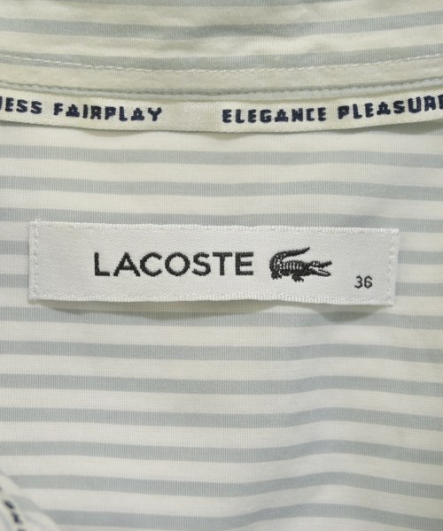 LACOSTE（ラコステ）カジュアルシャツ グレー サイズ:36(XS位) レディース/2200716210214