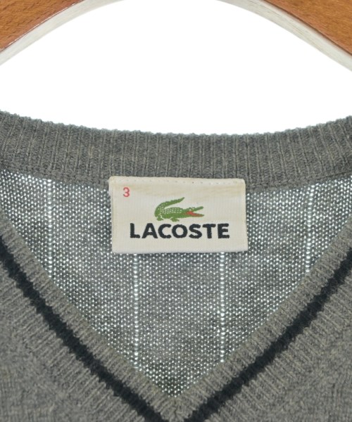LACOSTE（ラコステ）ベスト グレー サイズ:3(M位) レディース/2200716925057
