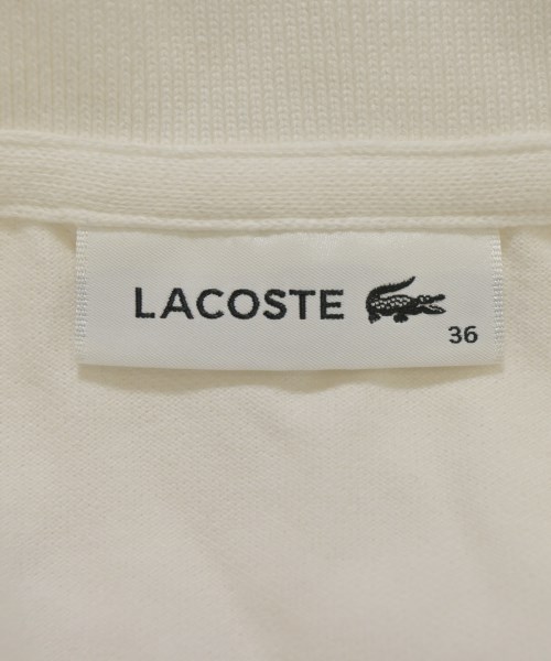 LACOSTE（ラコステ）ポロシャツ 白 サイズ:36(XS位) レディース/2200711584365