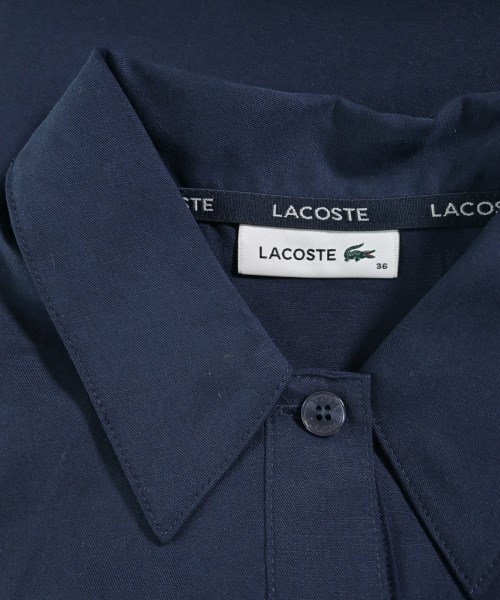 LACOSTE（ラコステ）カジュアルシャツ 紺 サイズ:36(XS位) レディース/2200719174049